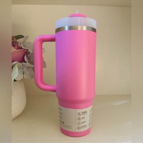 🎉LAST CHANCE🎉Stanley 30oz Quencher H2.0 FlowState Tumbler Peony - Picture 5 of 9